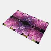 Romantische roze bloemenelegante hortensia's deurmat (Schuin)