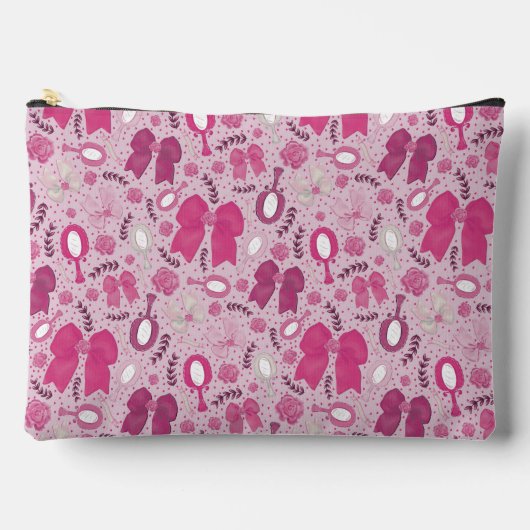 Romantische Roze Bogen en Rozen Etui (Voorkant)