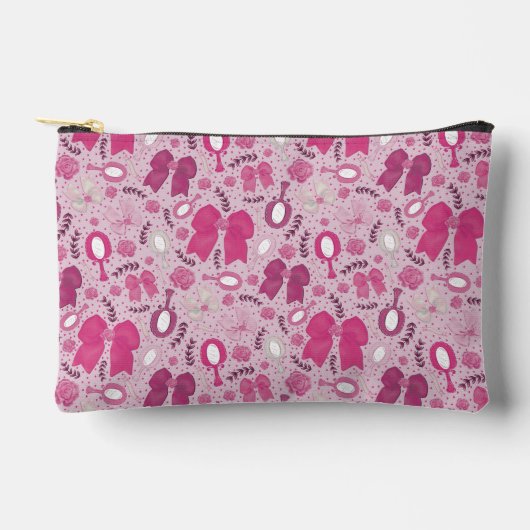 Romantische Roze Bogen en Rozen Etui (Voorkant)