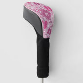Romantische Roze Bogen en Rozen Golfheadcover (Schuin)