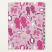 Romantische Roze Bogen en Rozen Planner (Achterkant)