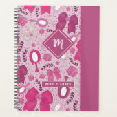 Romantische Roze Bogen en Rozen Planner (Voorkant)