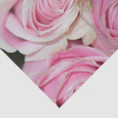  romantische roze crème rozen tissuepapier (Detail)