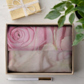 Romantische roze crème Rozen Tissuepapier (Geschenk)