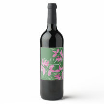 Romantische roze en groene wilde bloemen watercolo