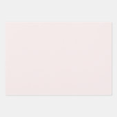 Romantische Roze Glitter Bloemige Trouwdag Inpakpapier Vel (Voorkant 2)