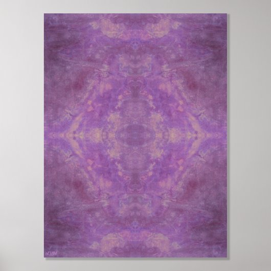 Romantische roze gouden folie print (Voorkant)