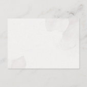 Romantische roze kersenbloesem bloemige bruiloft informatiekaartje (Achterkant)