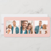 Romantische Roze Parijs Instapkaart Save the Date Kaart (Achterkant)