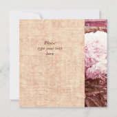 Romantische roze pinda's verzoek om bruidsmeisje kaart (Achterkant)