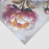 Romantische Roze Pioen Decoupage Tissuepapier (Detail)