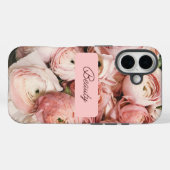 Romantische Roze Pioen iPhone 16 / iPad hoes (Achterkant (horizontaal))