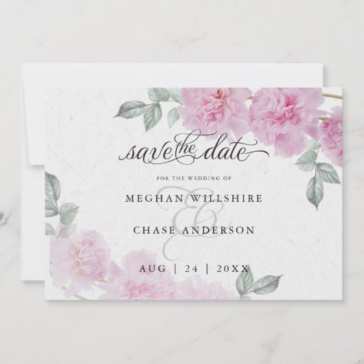 Romantische roze pony's rijstpapier Barefoot Bride (Voorkant)