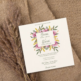 Romantische Roze Roos Lelie Botanische Trouw Uitno