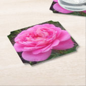 Romantische Roze Roos 'Leonardo Da Vinci'    Kartonnen Onderzetters (Gekanteld)