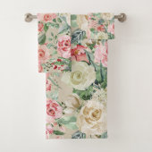 Romantische  Roze Rose Bad Handdoek (Insitu)
