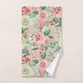 Romantische  Roze Rose Bad Handdoek (Handdoek)