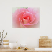 Romantische roze roze druk poster (Keuken)