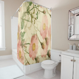 Romantische Roze Rozen Badkamer Gordijn