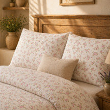 Romantische roze rozen zachte boerderij bloemmotie