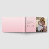 Romantische Roze Strandfoto Gastenboek (Volledig)
