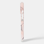 Romantische Roze Waterverf Floral Case-Mate iPhone Case (Achterkant / Links)