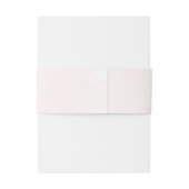 Romantische roze wit & goud bloemenbruiloft uitnodigingen wikkel (Achterkant Voorbeeld)