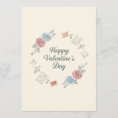 Romantische Rozen Advieskaart (Voorkant)
