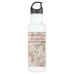 Romantische  Rozen Afdrukken - Monogrammen Waterfles
