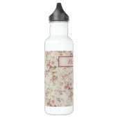 Romantische  Rozen Afdrukken - Monogrammen Waterfles (Links)