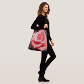 Romantische Rozen bloemen Crossbody Tas (Op model)