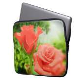Romantische Rozen bloemen Laptop Sleeve (Voorkant Links)