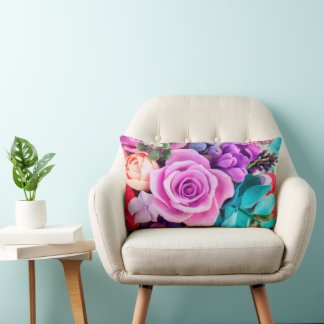 Romantische rozen bloemen tuin kussen