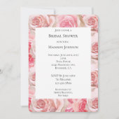 Romantische Rozen Bloemen Vrijgezellenfeest Kaart (Voorkant)