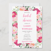 Romantische Rozen Bloemen Vrijgezellenfeest Kaart (Voorkant)