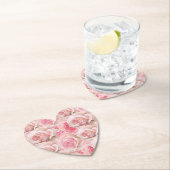 Romantische Rozen Bloemen Vrijgezellenfeest Kartonnen Onderzetters (Insitu)