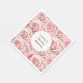 Romantische Rozen Bloemen Vrijgezellenfeest Servet (Hoek)