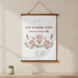 Romantische Rozen Bloemen Wandtapijt Hangend Wandkleed