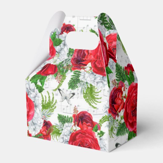 Romantische Rozen Cadeaudoos Bedankdoosjes (Achterkant)