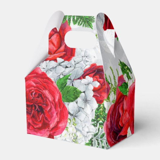 Romantische Rozen Cadeaudoos Bedankdoosjes (Achterkant)