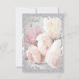 Romantische Rozen & Diamanten Kaart