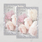 Romantische Rozen & Diamanten Kaart (Voorkant / Achterkant)