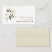 Romantische Rozen die Kaarten roepen Contactkaartje (Voorkant / Achterkant)