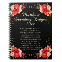 Romantische Rozen die Ledger Begroting Beginnend