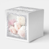 Romantische Rozen en diamanten Bedankdoosjes (Achterkant)