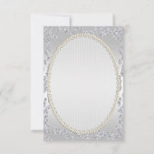 Romantische Rozen en diamanten bedankt (Achterkant)