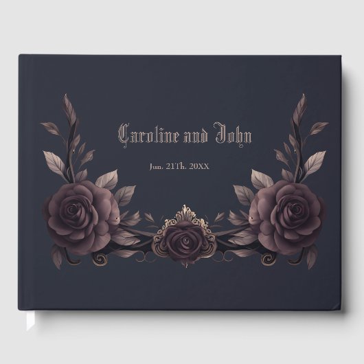 Romantische  rozen. gastenboek (Voorkant)