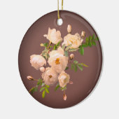 Romantische Rozen Gepersonaliseerd Ornament (Links)