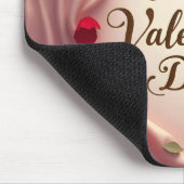 Romantische Rozen & Hart Valentijnsdesign Muismat (Hoek)