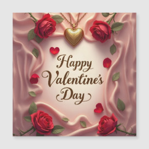 Romantische Rozen & Hart Valentijnsontwerp